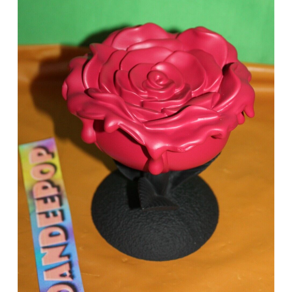 Bath & Body Works Dripping Red Rose 3 Wick Halloween 2023 Candle Holder
